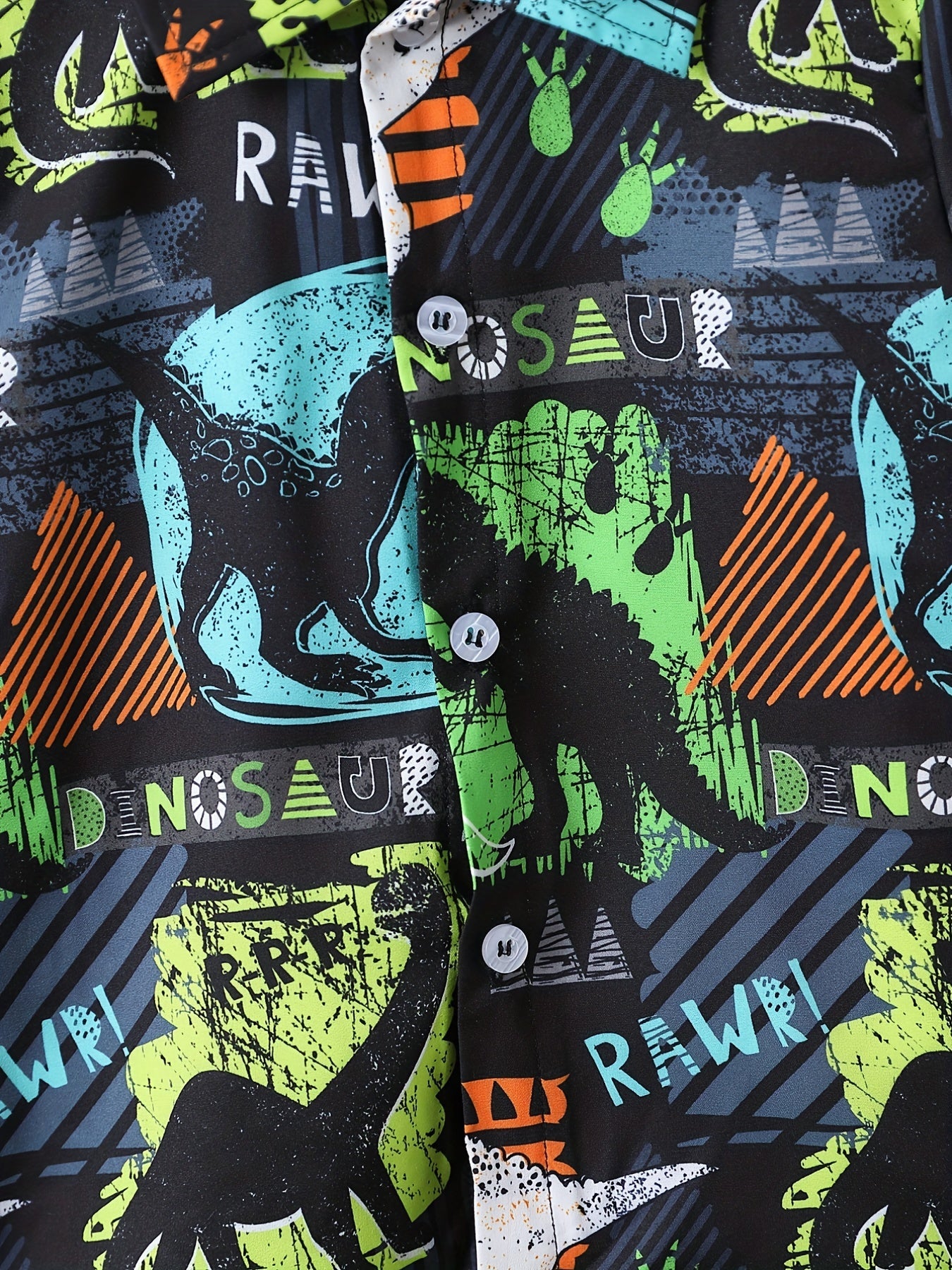 2pcs Toddler Boys Dinosaur Shirt & Shorts Set Kids Summer Clothes