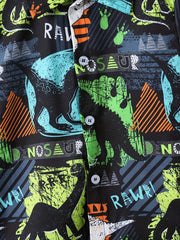 2pcs Toddler Boys Dinosaur Shirt & Shorts Set Kids Summer Clothes