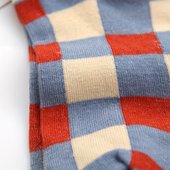 5 Pairs Striped & Plaid Ankle Socks Low Cut Women's Stockings