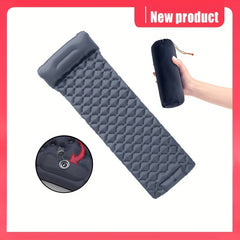 Ultralight Camping Sleeping Pad with Inflatable Mattress & Pillows