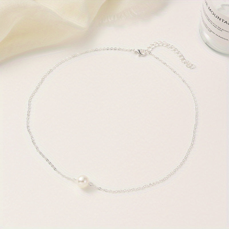 Stunning Pearl Charm Necklace for Badass Besties