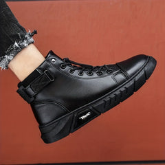Men's Vintage High Top Platform Boots for Holiday