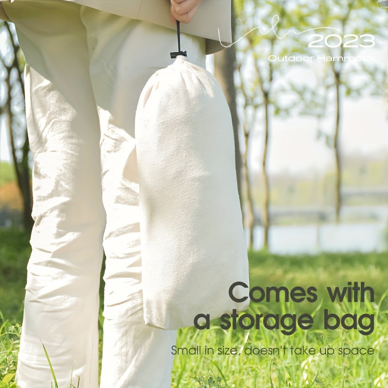 Canvas Hammock for Camping, Anti-rollover, Comfortable