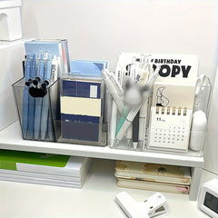 Acrylic Desktop Storage Box Office Stationery Book Organizing