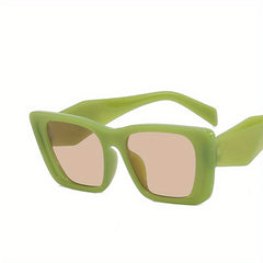 Y2K Square Sunglasses Jelly Anti Glare UV400