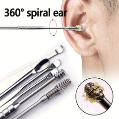 Ear Wax Removal Tool Set with Leather Case