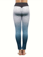 High Waist Gradient Fitness Leggings