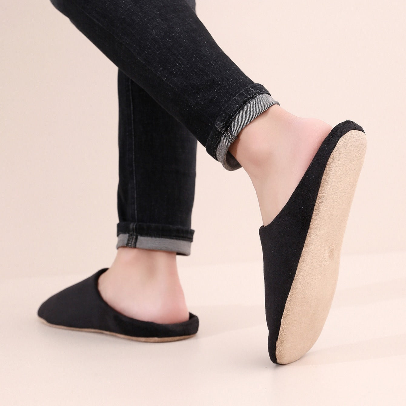 Men's Autumn Winter Indoor Slippers, Comfortable Home Shoes