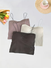 3pcs Girls Camisole Bras Soft Bralette Underwear For Teens 12-18Y