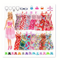 43pc Doll Outfit Set for 29-21cm Dolls