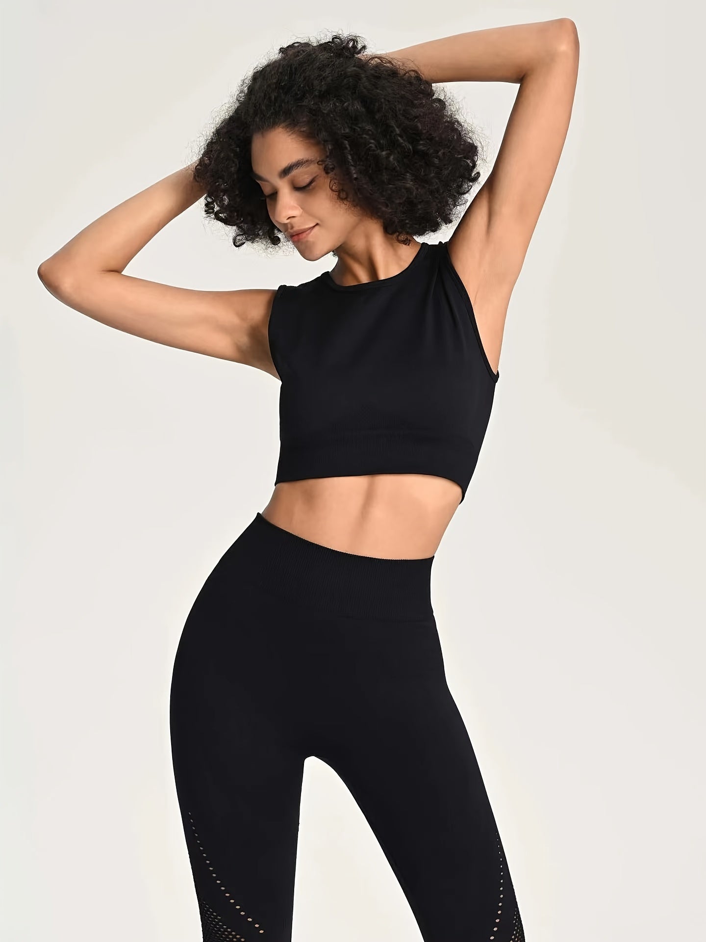 Yoga Tank Top & High Waist Leggings Set