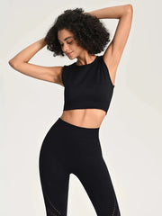 Yoga Tank Top & High Waist Leggings Set