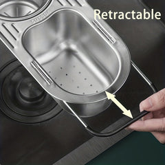 Kitchen Sink Corner Drying Rack Stainless Steel Sponge Drainer