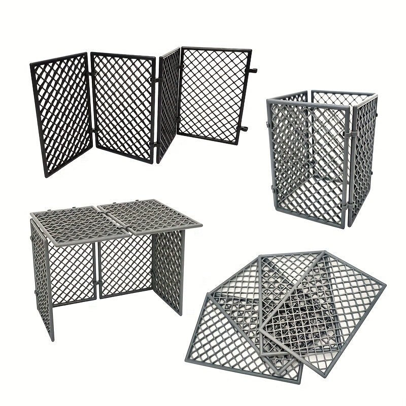 Mesh Fence Military Model Barrier Iron Wire Prop Protection Grid