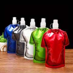 Portable Mountaineering Water Bag T-shirt Shaped Bottle