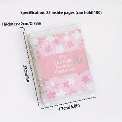 100 Savings Challenge Binder Money Saving Binder Savings Challenges Book