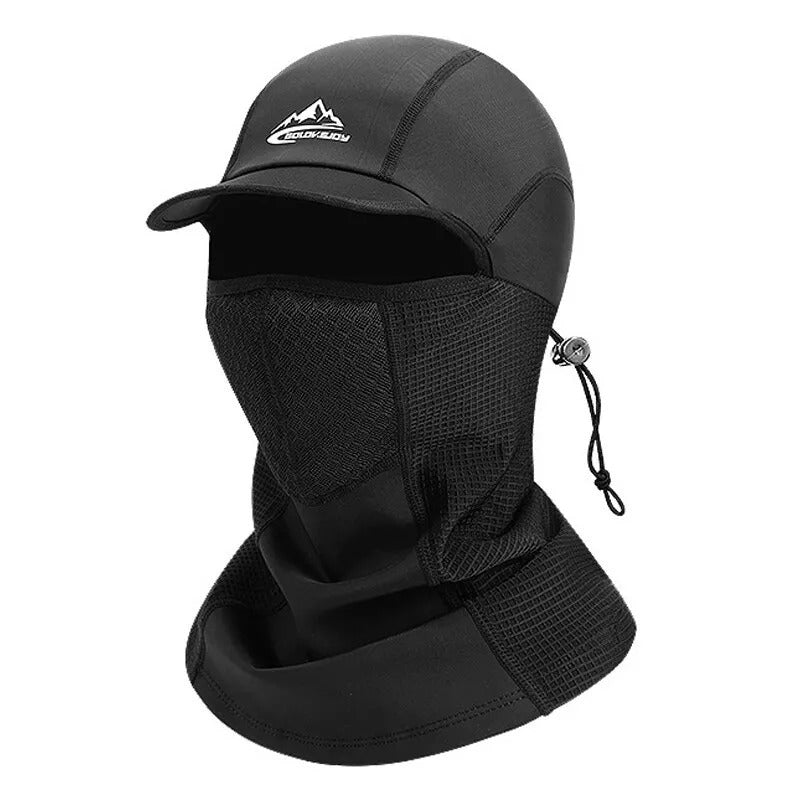 Windproof Ski Balaclava Face Mask Peaked Cap Winter Thermal Cycling Hat