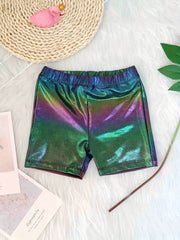 Girls Gradient Shorts Yoga Pants Dance Sports Gift