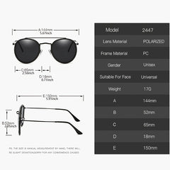 Polarized Cat Eye Sunglasses UV Blocking Hiking Glasses