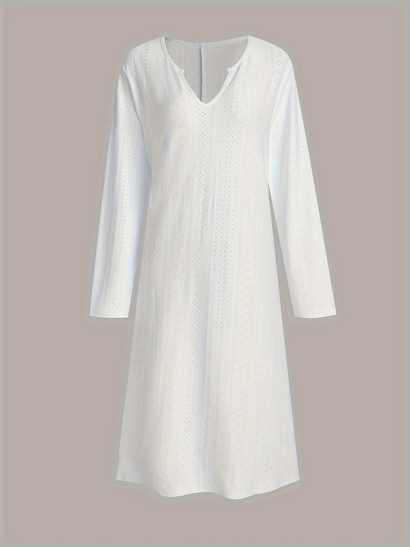 Casual Long Sleeve Maxi Dress