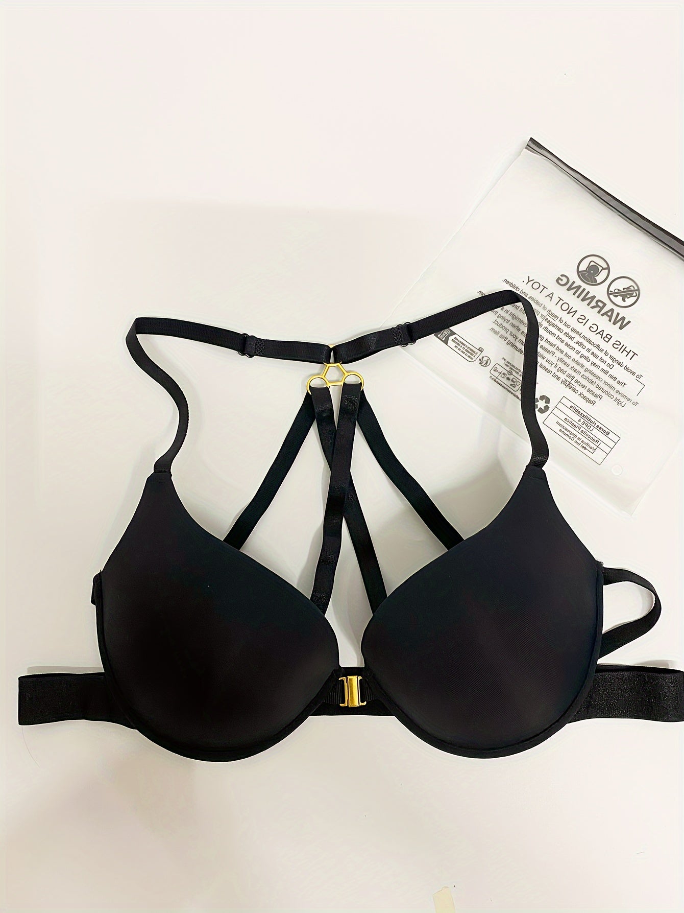 Front Buckle T Shirt Bra Push Up Women's Lingerie