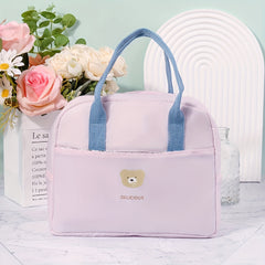 Macaron Insulation Bag Portable Aluminum Foil Meal Lunch Bag for School and Work