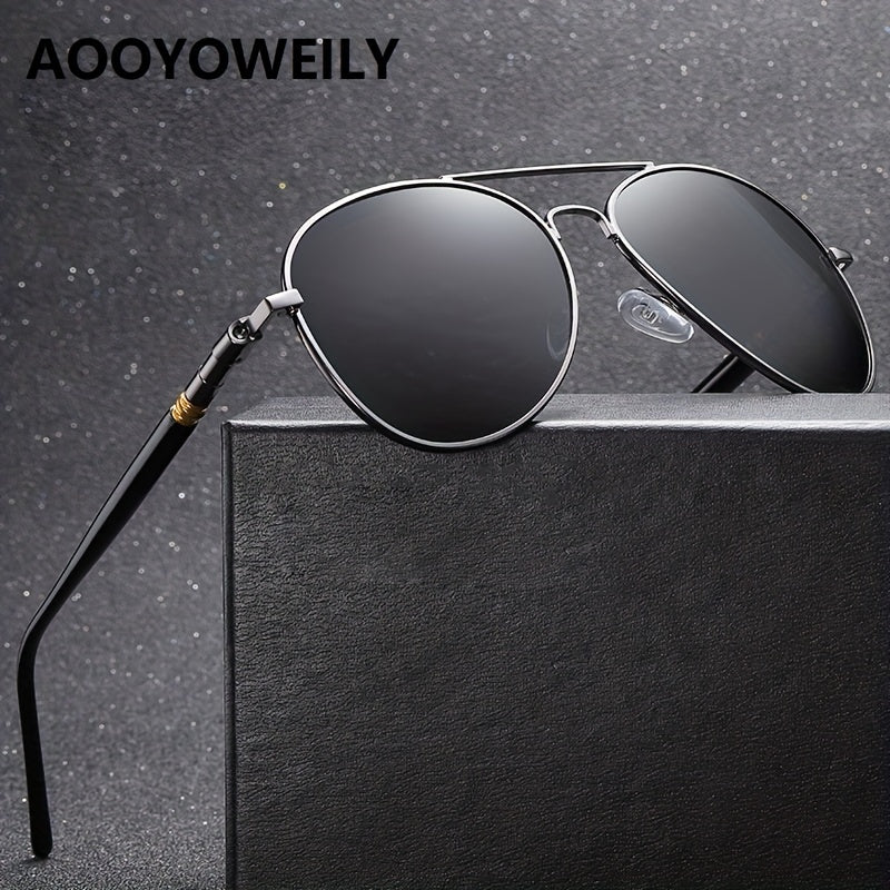 Polarized Sunglasses for Men Driving Sun Glasses Vintage Pilot UV400