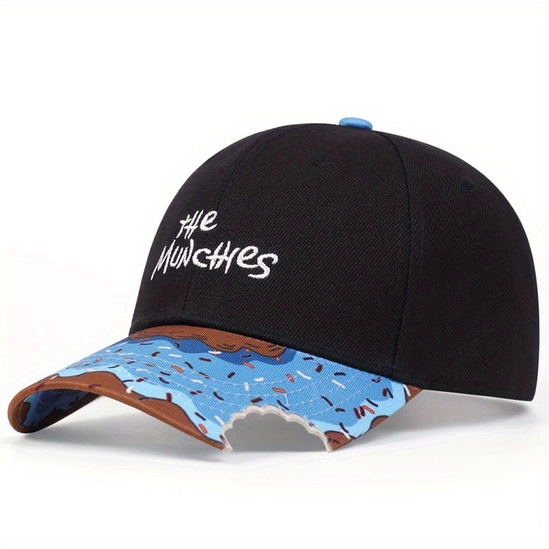 Men's Donut Baseball Cap Adjustable Hat for Spring Fall Summer