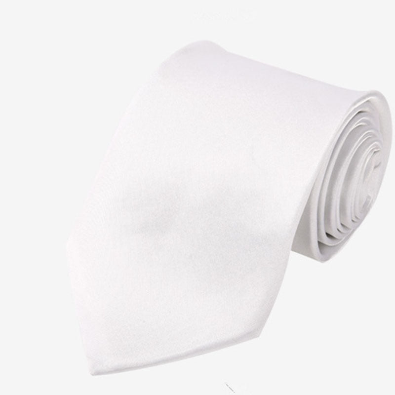 3 15'' Solid Necktie For Men Group Necktie Ribbon Necktie Solid Neck Tie For Men