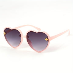 Girls Heart Shaped Sunglasses for UV Protection