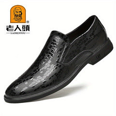 LAORENTOU Men's Slip On Smart Casual Shoes for Wedding Business