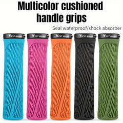Silicone Bike Handlebar Grip Anti-skid Shock Absorption Cover