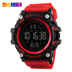 Unisex Waterproof Military Watch LED Chronograph Alarm Big Face