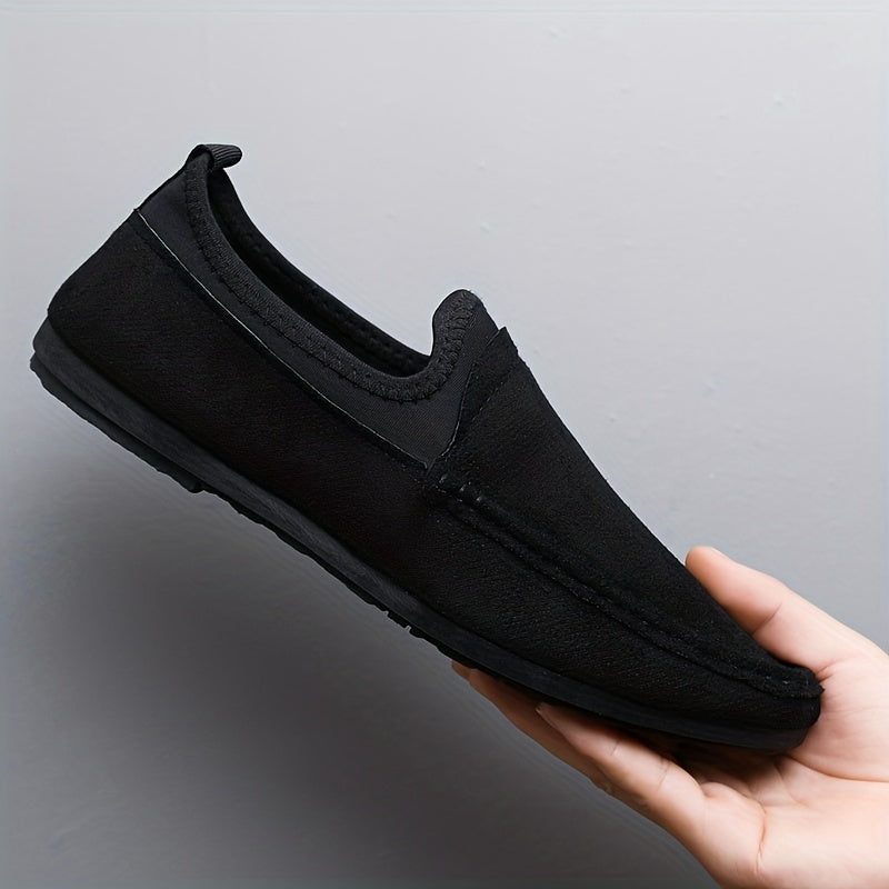 Men's Comfy Moc Toe Loafer Shoes Non-slip Slip On Driving Shoes Spring Summer