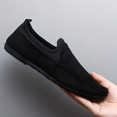 Men's Comfy Moc Toe Loafer Shoes Non-slip Slip On Driving Shoes Spring Summer