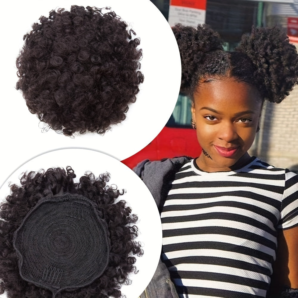 Hair Wigs for Women & Afro Hair Buns for Kids - Party Wear