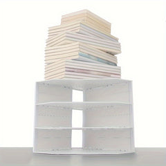 Desktop Book Storage Organizer for Classifying Books and Documents