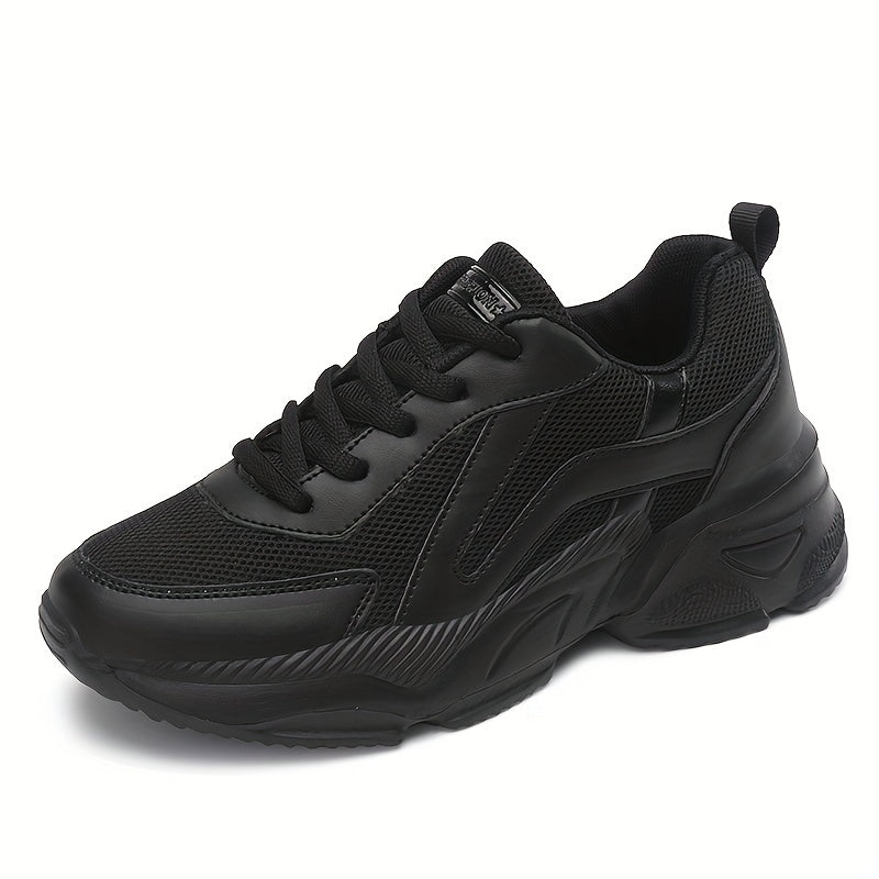 Women's Mesh Breathable Chunky Sneakers Non slip Outdoor Travel Shoes