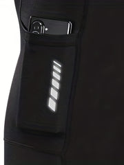 Men's Fleece Lined Cycling Bib Tights With Pockets