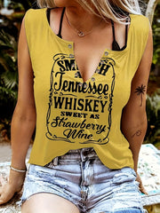 V Neck Sleeveless Tank Top Casual Basic Tank Top Women's Clothing
