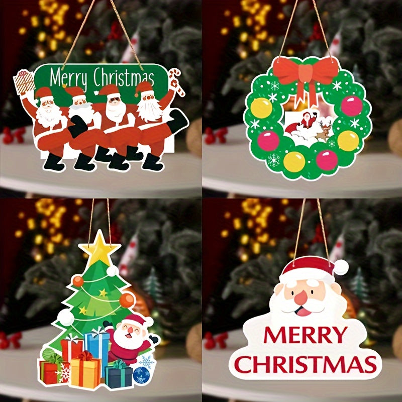 Christmas Decoration Door Hanging Wall Hanging Holiday Party Supplies