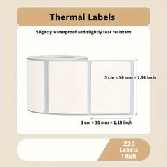 Thermal Stickers Labels Roll Barcodes Inventory Christmas Stickers