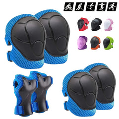 Kids Protective Gear Set 6pcs for Age 3-7 Cycling Skateboarding Roller Skating