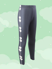 Girls Heart Print Yoga Pants Sweet Leggings For All Season Sports Running