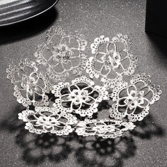Silver & Gold Rhinestone Crown Hairband Wedding Bride Prince King Queen Crown