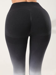 Gradient Yoga Leggings Butt Lifting Gym Pants Women's Activewear