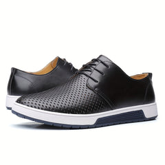 Men's Hollow Out Casual Oxfords Shoes Lightweight Walking Sneakers