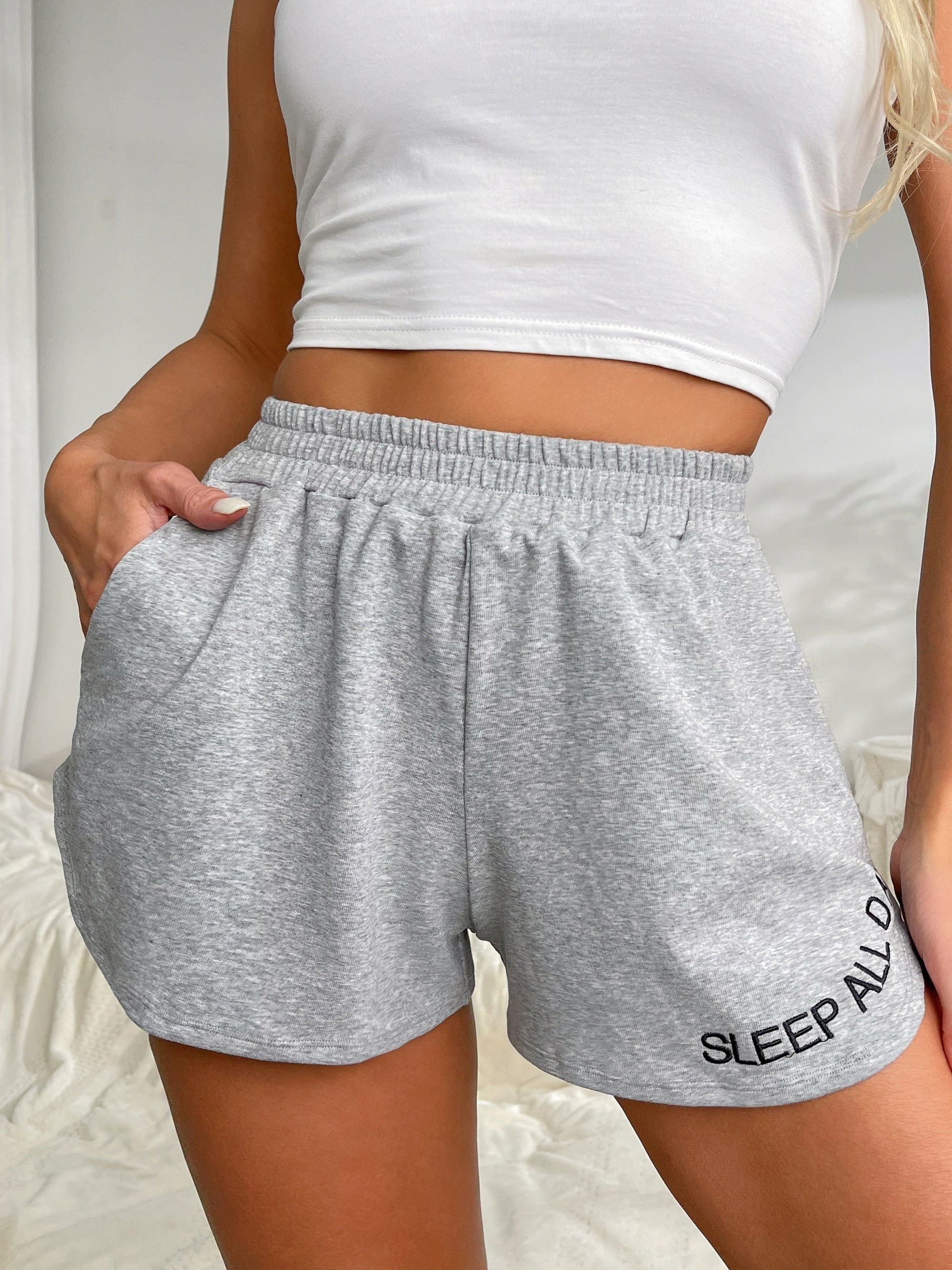 Soft & Comfy Elastic Waistband Shorts Women's Sleepwear