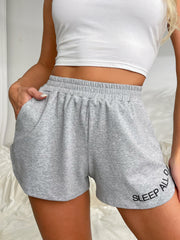 Soft & Comfy Elastic Waistband Shorts Women's Sleepwear