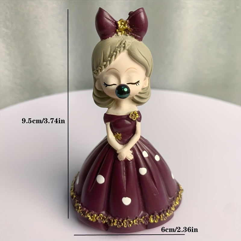 Nordic Style Girl Ornaments Living Room Home Decoration Resin Crafts